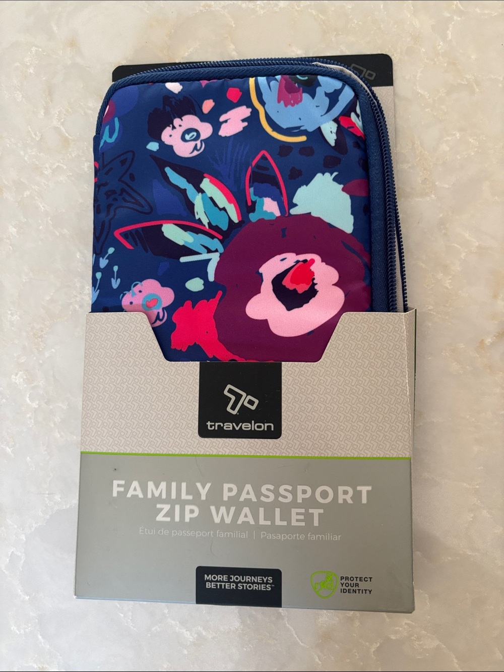 NWT RFID Family Passport Zip Wallet (Travelon)
